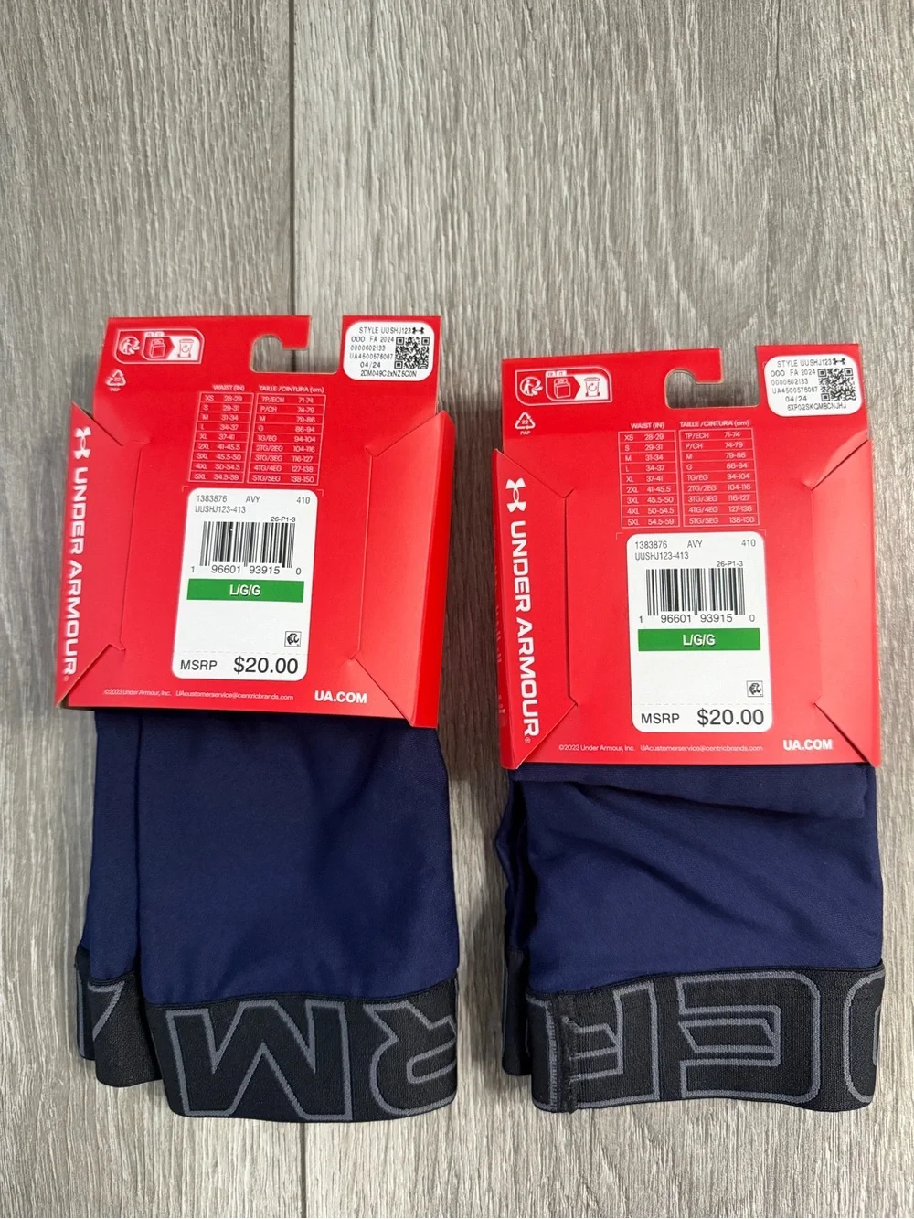 Under Armour new tag